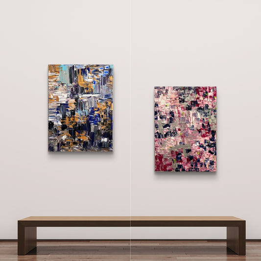 "INTERMITTENCES BLUE/PINK"